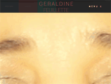 Tablet Screenshot of geraldinefeuillette.com